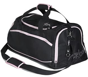 Borsone Danza A311 Bloch Borsa Relax Danza Classica Etoile Ballo Sport Allenamento Saggio Ballerina Principiante (Nero/Rosa)