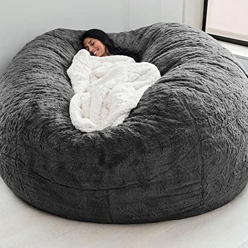 Multifunktionaler Sitzsack-Stuhl Sitzsackbezug,Große Erwachsene Kinder Wohnzimmermöbel,Weicher und Bequemer Sitzsackbezug,Kann Entspannen und Schlafen Leicht zu Reinigen (Kein Füllung) (180 cm)