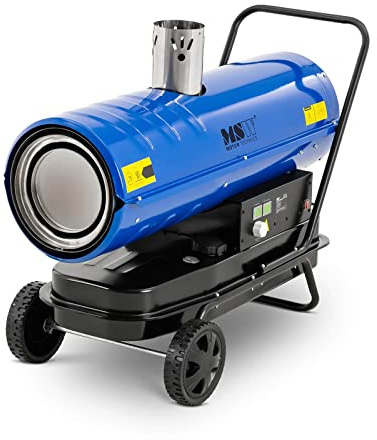 MSW MSW-TW-ET30000 Canon à air chaud 30000 W 38 l Canon à air chaud fioul Canon à chaleur de chantier Canon à chaleur diesel