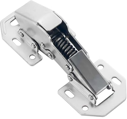 Hidden Cabinet Hinges 90 Degree 4 Pack Soft Close Surface Mount Spring Frameless Concealed Zishengho Cabinet Door Hinges for Cupboard Kitchen Easy Install