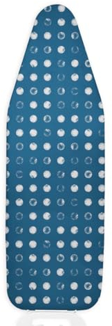 Wool Reversible Fitted Ironing Board Cover - 2 in 1 (Royal Blue)