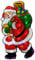 KAYNUR The Christmas Silhouette Lights 20 LED Santa Claus Christmas Window Curtain Hanging Lights Indoor Party Home Decorations/Battery Operated Xmas Lights / 45cm x 24.5cm