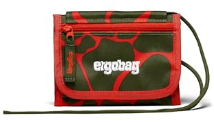 ergobag Brustbeutel Kleingeldfach, Sichtfenster FeuerspeiBär - Orange