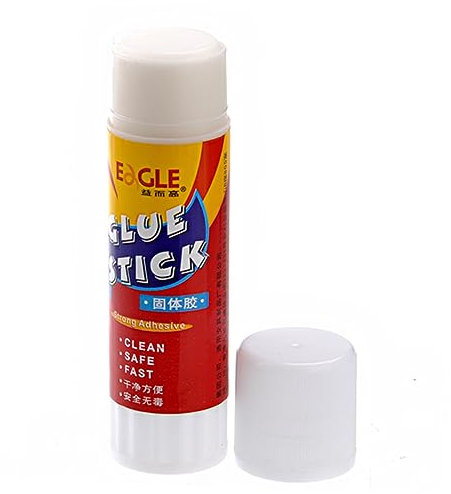 NUOBESTY 36g Strong Adhesive Solid Glue Stick for Paper Photos Fabrics Easy to Use Craft Glue for School Office Supplies Removable Clean Application