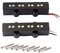 TOYANDONA 4 Saiten oberbergener bassgeige Kontrabass Metall-Bass-Tonabnehmer Steg-Pickups Jb-Bass-Tonabnehmer Bridge-Hals-Tonabnehmer Pickup im offenen Stil E-Bass aufsammeln Pick-up