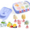 Moldes para Helados de Silicona - 6 Piezas Reutilizables DIY Con Palo para Niños y Adultos (Azul)
