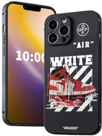dllaojias Cool Red Basketball Shoes Phone Case for iPhone 15 Pro Max Case for Boys Street Men Aesthetic Shockproof Sports Designer Cases Compatible with iPhone 15 Promax