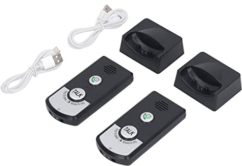 Ausla Gegensprechanlage Funk, 2 Weg Sprach Drahtlose Sprechanlage, Raum zu Raum Wechselsprechanlage Türklingelsystem, Türkling Intercom System für alte Leute Senior, 1000M Range