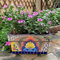 Blumentöpfe Mexiko-Mosaik-Keramik-Blumentopf, buntes Prozessmuster, Blumentopf, externe Pflanzgefäße, Landschaft, Bonsai, Villa, Gartendekoration, Outdoor-Blumentopf, übergroßes Geschenk ( Size : 30*1