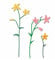 XMZZMX Kleine Blumen-Zweige Stanzformen für Kartenherstellung, Papierprägung, Metall-Stanzschablonen-Set, Vorlagen, Aufbewahrungstaschen, Zubehör, Fotorahmen, Album, DIY, Scrapbooking, Schablonen-Sets