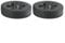 Rotella per barbecue, ruote per forno e barbecue, colore nero, 17,8 cm, ruote direzionali per barbecue multifunzione (170 mm)