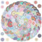 Mandala Aufkleber, 100 Stück Mandala Stickers, Aesthetic Vintage Sticker, Wasserdichte Vinyl Aufkleber Set, Niedlich Sticker für Scrapbooking, Laptop, Skateboard, Gitarre, Wasserflasche