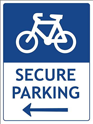 Parcheggio Sicuro Per Bici Segnali Di Avvertimento Cartello Decorativo In Metallo Vintage Poster Metallo Retrò Targa Con Stampe Per Bagno Casa Murale S