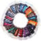 IWOWHERO 24bolsas Polvo De Tinte Tie-dye Para Ropa Vibrantes Para Manualidades Para Fiestas y Actividades Creativas Por Bolsa