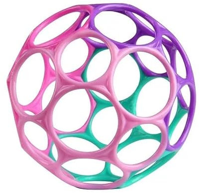 Ceeyoll Greifball für Babys Bright Starts Silikon O Ball Oball Classic Baby Trainingsball Geeignet für Männer und Frauen, Neugeborene, Kinder Bälle für Kinder (Lila)