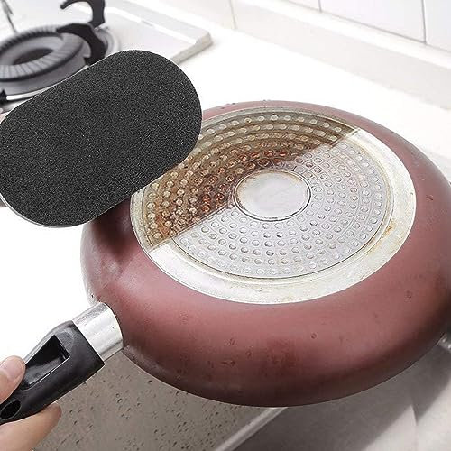 Esponja de Limpieza Mágica. Limpia Ollas, Cacerolas, Sartenes. Multilimpiador con Mango Ergonómico para Objetos Metálicos. Desinfección de Cubiertos Ideal para la Restauración