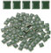 sourcing map 100g Square Mosaic Tiles, Colorful Ceramic Mosaic Tiles for Crafts Bulk Mosaic Supplies for Home Decoration Art Crafts DIY Projects, 0.4 x 0.4Inch, Dark Green
