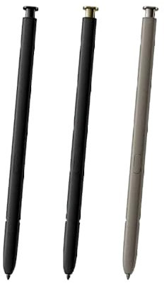Stylet tactile de rechange pour Samsung Galaxy S24 Ultra Stylet pour tablette et téléphone (sans Bluetooth compatible) (gris)