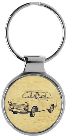 KIESENBERG 3D Schlüsselanhänger Geschenke für Trabant Trabi Fan A-20126