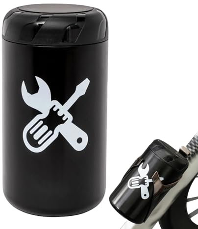 Porta Attrezzi A Forma Di Borraccia Per Bici, Organizzatore Trasporto Attrezzi Riparazione Ciclismo, Kit Accessori Compatti per Manutenzione in Viaggio di Mountain e Road Bike con Viti e Cerotto per G