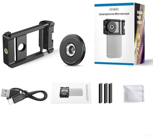 Cattura bellezza microscopica con obiettivo portatile 200X per smartphone leggero e facile da usare