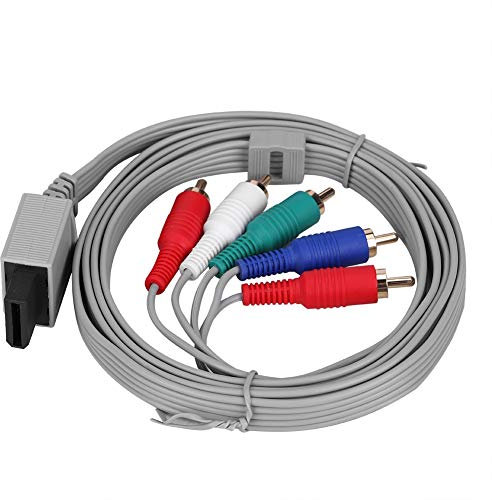 Câbles Wi, Câbles Wii Wii avec Adaptateur Vidéo AV Haute Définition Fil de de Composant HDTV pour le Système de Jeu U