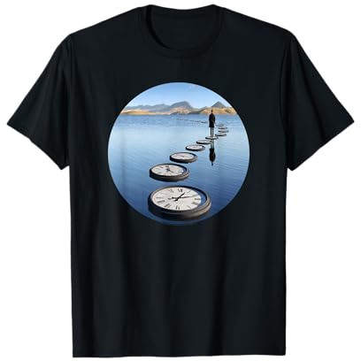 Pink Floyd WYWH50 EIN Mann, der auf Uhren Steht, wünschte, du wärst Hier T-Shirt