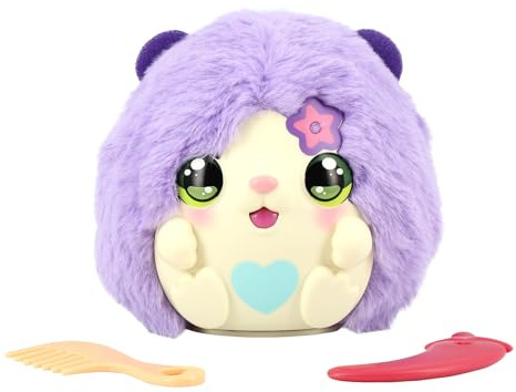 Funtasy Family Kiss-meez Hamster – Elektronisches Hamster-Spielzeug für Kinder, niedliches interaktives Kuss‑Plüschtier mit süßen Sammelfreunden – über 30 Geräusche & Reaktionen – Geschenk für ab 3 +