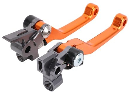 Motorrad-Kupplungshebel Motorrad-Kupplungs- und Bremshebel für Husqvarna TE 250-300 (2014-2016) für Husaberg 250 (2014)(Orange)