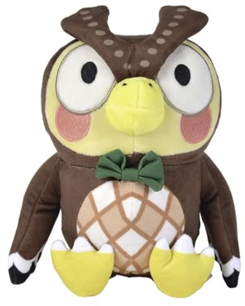 Simba Animal Crossing Eugen Plüschfigur – Museumsleiter aus New Horizons, kuschelweiches Stofftier zum Sammeln, Spielen und Verschenken, 25 cm, ab 0 Monaten
