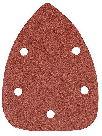 Silverline 457035 Hook and Loop Detail Sander Sheets 140 mm 10pk 80 Grit