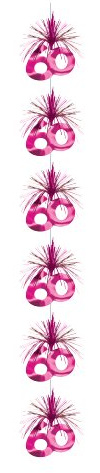 1 Pink Riesen Kaskade 60. Geburtstag Girlanden