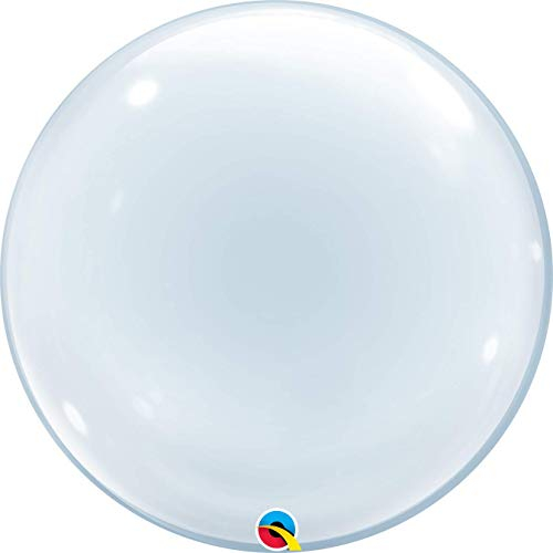 Qualatex 68825 61 cm großer transparenter Deko-Blasen-Ballon. , 24