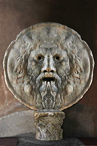 1art1 Rom Poster Bocca Della Verità Plakat | Bild 91x61 cm