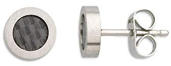 XENOX Ohrringe X2602 Herren Ohrstecker XENOX men Edelstahl Silber Schwarz
