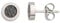XENOX Ohrringe X2602 Herren Ohrstecker XENOX men Edelstahl Silber Schwarz