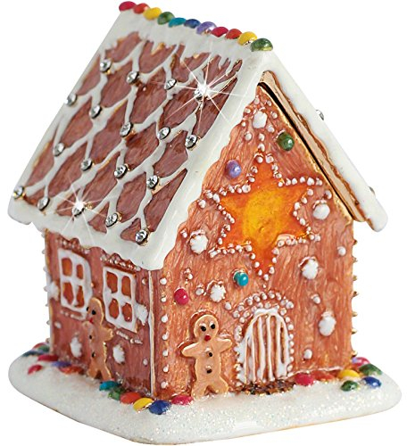 Arora Craycombe Trinkets 6050 Gingerbread House Trinket Box