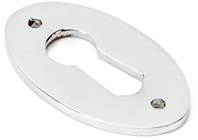 Polished Chrome Oval Escutcheon