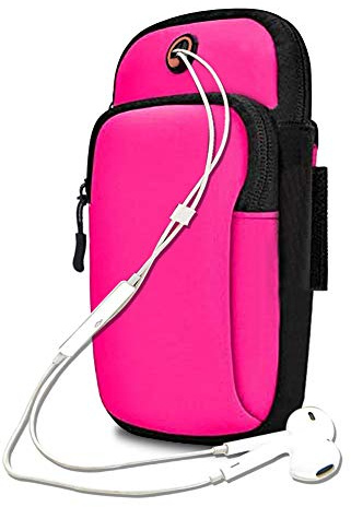 MOVOYEE Running Armband Cell Phone Holder for iPhone 17 16 16e 15 14 13 12 11 Pro Max Xs Xr X Plus Mini Air, Galaxy S22 S23 S24 S25 S26 Ultra Note 20,Sport Arm Band Sleeve on Run Gym Exercise Workout