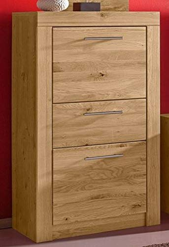 Möbeldesign Team 2000 Schrank Türenteil Anstellschrank Kommode wildeiche teilmassiv, geölt 3442-9