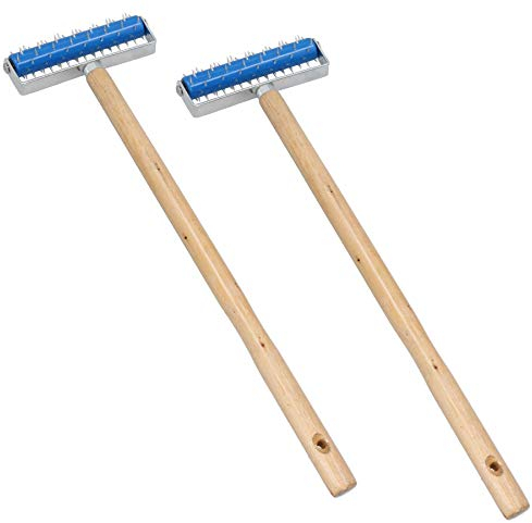 Wallpaper Perforator Scorer Needle Roller Spike Removal Remover 150mm Wide 2pk