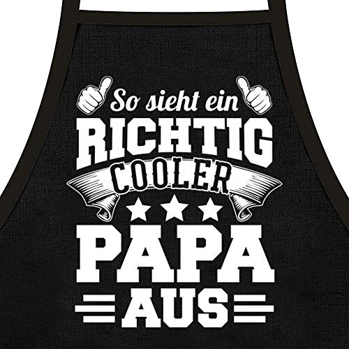 Shirtoo Grill- / Kochschürze zum Geburtstag - So sieht ein richtig cooler Papa aus