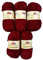 5 x 100 Gramm Himalaya Dolphin Strickwolle, Babywolle , 500 Gramm Wolle Super Bulky (bordeaux 80322)