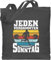 Shirtracer Baumwolltasche - American Football Deko Superbowl Party - Jeden verdammten Sonntag Retro Vintage - Unisize - Dunkelgrau - footballfans an jedem verdamten sontag geschenke fans für