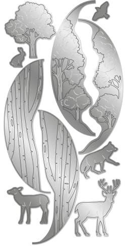 Gemini Create a Card Interchangeable Scene Metal Cutting Die - Wonderful Woodland