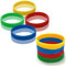 MICREEN 8 Pezzi Braccialetti in Gomma Silicone per Bambini, Bracciali Colorato per la Festa del Festival del Regalo (Rosso, Giallo, Blu, Verde)