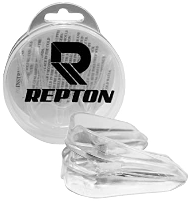 REPTON Zahnschutz für Karate, Hockey, Jiu, Jitsu, Muay Thai, Wrestling, Kampfsport, Doppelgel-Mundschutz, Boxen, MMA, atmungsaktiv, für Karate, Hockey, Jiu, Jitsu, Muay Thai, Ringen, Kampfsport (2
