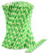 Lot de 1000 pailles en papier bambou vert 19,7 x 0,6 cm – pour cocktails, sodas, jus, boissons, bars et restaurants