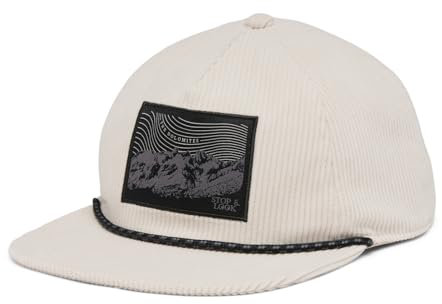 Columbia Unisex Packsaddle Cord Snap Back Kappe mit Schnappverschluss, Dark Stone/Dolomites, Einheitsgröße