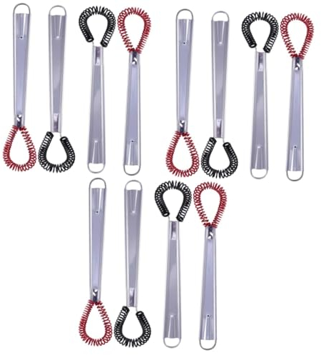 MAGICLULU 12 Pezzi Panna Per Mescolare Succo Bastoncino Per Mescolare Schiuma Per Il Latte Utensili Da Cucina In Silicone Montalatte Portatile Agitatore Per Farina Frullino Per L'Uovo